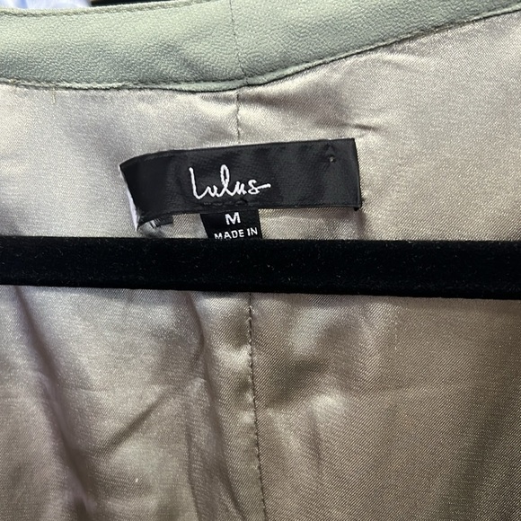 NWOT Easy Listening Sage Green Cold-Shoulder Wrap Maxi Dress - Picture 5 of 5